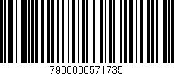 Código de barras (EAN, GTIN, SKU, ISBN): '7900000571735'