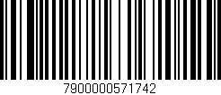 Código de barras (EAN, GTIN, SKU, ISBN): '7900000571742'