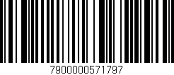 Código de barras (EAN, GTIN, SKU, ISBN): '7900000571797'