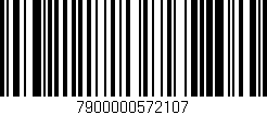 Código de barras (EAN, GTIN, SKU, ISBN): '7900000572107'