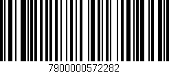 Código de barras (EAN, GTIN, SKU, ISBN): '7900000572282'