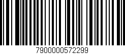 Código de barras (EAN, GTIN, SKU, ISBN): '7900000572299'