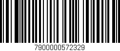 Código de barras (EAN, GTIN, SKU, ISBN): '7900000572329'
