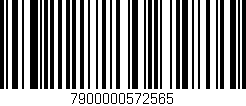 Código de barras (EAN, GTIN, SKU, ISBN): '7900000572565'