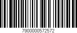 Código de barras (EAN, GTIN, SKU, ISBN): '7900000572572'