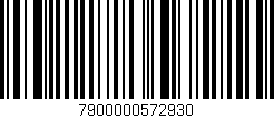 Código de barras (EAN, GTIN, SKU, ISBN): '7900000572930'