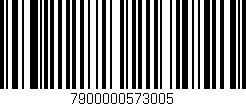 Código de barras (EAN, GTIN, SKU, ISBN): '7900000573005'