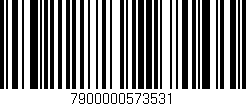 Código de barras (EAN, GTIN, SKU, ISBN): '7900000573531'