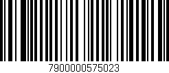 Código de barras (EAN, GTIN, SKU, ISBN): '7900000575023'
