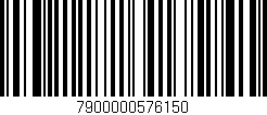 Código de barras (EAN, GTIN, SKU, ISBN): '7900000576150'