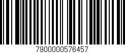 Código de barras (EAN, GTIN, SKU, ISBN): '7900000576457'