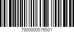 Código de barras (EAN, GTIN, SKU, ISBN): '7900000576501'