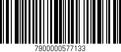 Código de barras (EAN, GTIN, SKU, ISBN): '7900000577133'