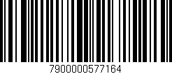 Código de barras (EAN, GTIN, SKU, ISBN): '7900000577164'
