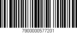 Código de barras (EAN, GTIN, SKU, ISBN): '7900000577201'