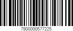 Código de barras (EAN, GTIN, SKU, ISBN): '7900000577225'