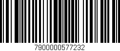 Código de barras (EAN, GTIN, SKU, ISBN): '7900000577232'