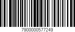 Código de barras (EAN, GTIN, SKU, ISBN): '7900000577249'