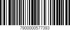 Código de barras (EAN, GTIN, SKU, ISBN): '7900000577393'