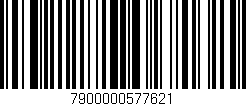 Código de barras (EAN, GTIN, SKU, ISBN): '7900000577621'