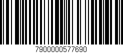 Código de barras (EAN, GTIN, SKU, ISBN): '7900000577690'