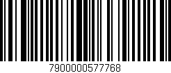Código de barras (EAN, GTIN, SKU, ISBN): '7900000577768'