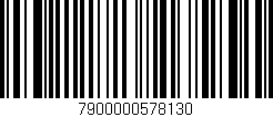 Código de barras (EAN, GTIN, SKU, ISBN): '7900000578130'