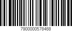 Código de barras (EAN, GTIN, SKU, ISBN): '7900000578468'