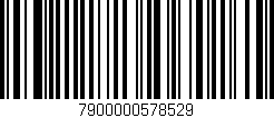 Código de barras (EAN, GTIN, SKU, ISBN): '7900000578529'