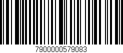 Código de barras (EAN, GTIN, SKU, ISBN): '7900000579083'