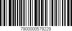 Código de barras (EAN, GTIN, SKU, ISBN): '7900000579229'