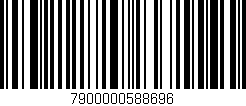 Código de barras (EAN, GTIN, SKU, ISBN): '7900000588696'