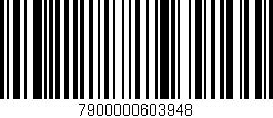 Código de barras (EAN, GTIN, SKU, ISBN): '7900000603948'
