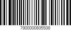Código de barras (EAN, GTIN, SKU, ISBN): '7900000605508'