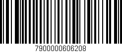 Código de barras (EAN, GTIN, SKU, ISBN): '7900000606208'