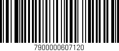 Código de barras (EAN, GTIN, SKU, ISBN): '7900000607120'