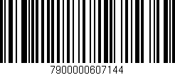 Código de barras (EAN, GTIN, SKU, ISBN): '7900000607144'