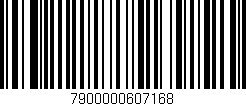 Código de barras (EAN, GTIN, SKU, ISBN): '7900000607168'