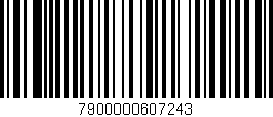 Código de barras (EAN, GTIN, SKU, ISBN): '7900000607243'