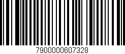 Código de barras (EAN, GTIN, SKU, ISBN): '7900000607328'