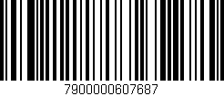 Código de barras (EAN, GTIN, SKU, ISBN): '7900000607687'
