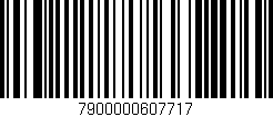 Código de barras (EAN, GTIN, SKU, ISBN): '7900000607717'
