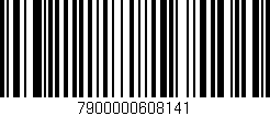 Código de barras (EAN, GTIN, SKU, ISBN): '7900000608141'