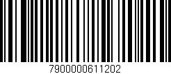 Código de barras (EAN, GTIN, SKU, ISBN): '7900000611202'