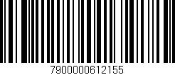 Código de barras (EAN, GTIN, SKU, ISBN): '7900000612155'