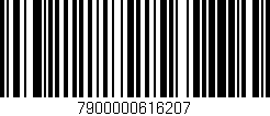 Código de barras (EAN, GTIN, SKU, ISBN): '7900000616207'