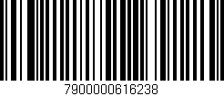 Código de barras (EAN, GTIN, SKU, ISBN): '7900000616238'