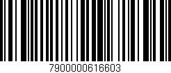Código de barras (EAN, GTIN, SKU, ISBN): '7900000616603'