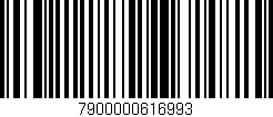 Código de barras (EAN, GTIN, SKU, ISBN): '7900000616993'