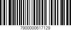 Código de barras (EAN, GTIN, SKU, ISBN): '7900000617129'